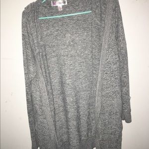 Grey cardigan!